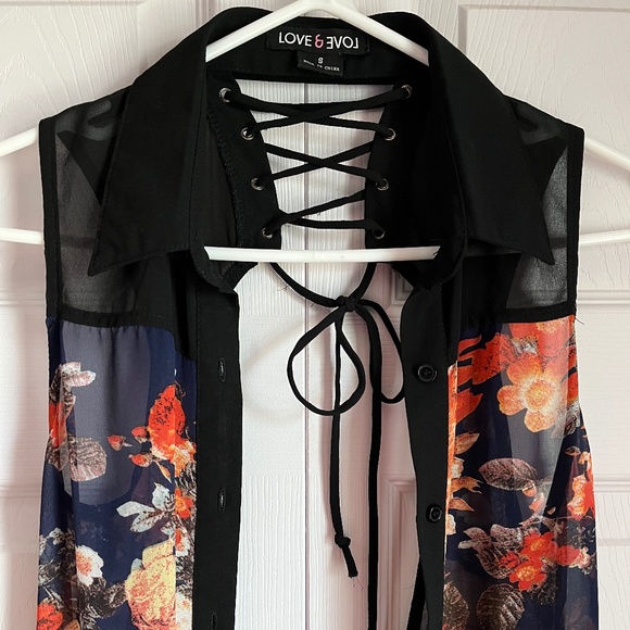 Sleeveless kimono top size S - Picture 3 of 6